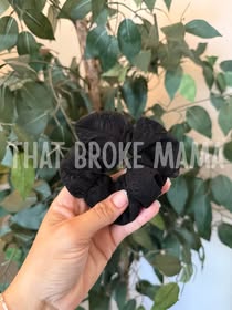 Black Lace Scrunchy