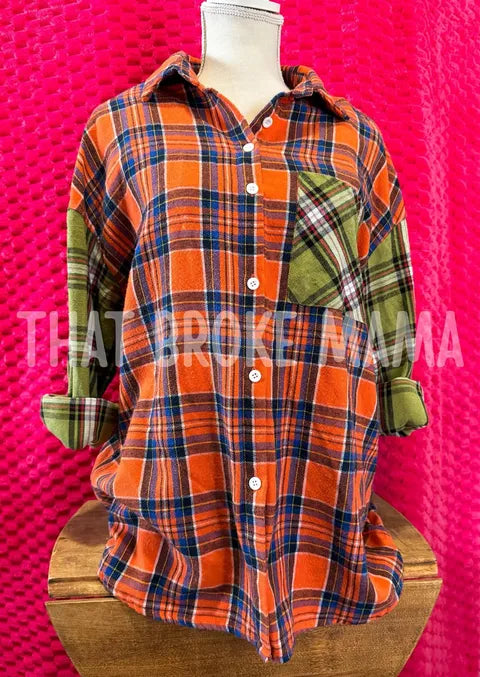 UPCYCLE Mama Button Up | ADULT M ✨ RTS