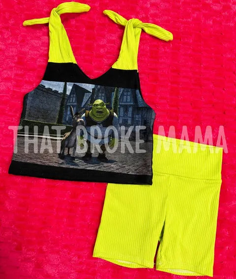 UPCYCLE Petal Tank w/ Biker Shorts | 18/24M ✨ RTS
