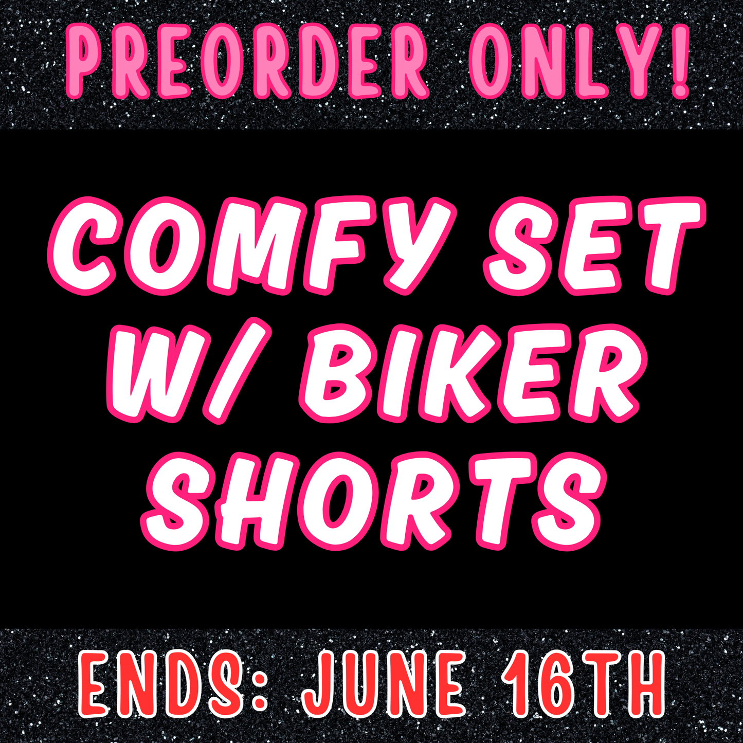 PREORDER - Comfy Set w/ Biker Shorts