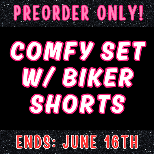 PREORDER - Comfy Set w/ Biker Shorts