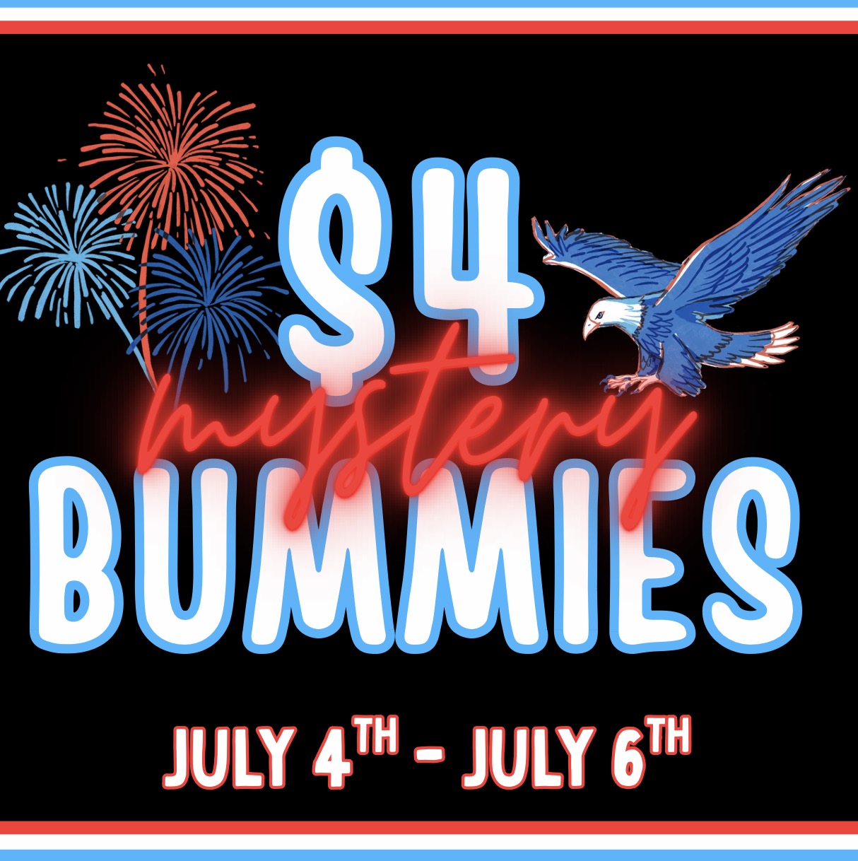 ❤️ $4 💙 MYSTERY Bummies