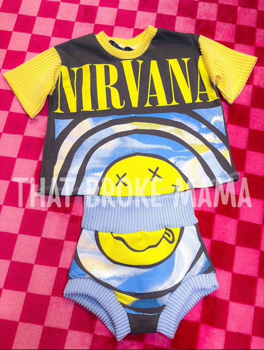 Comfy Set (SS) w/ Bummies | 3/6M ✨ RTS